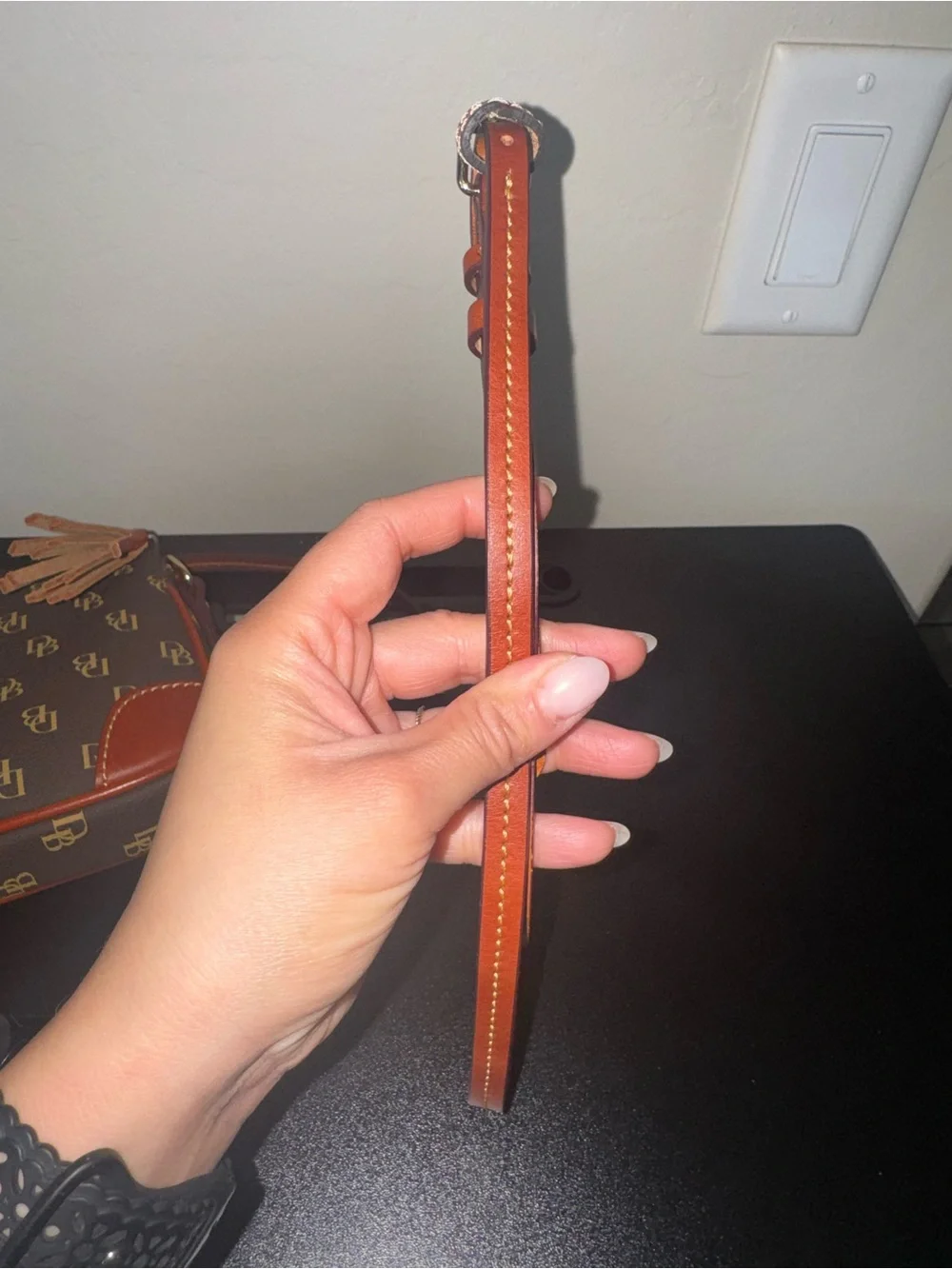 Dooney & Bourke Gretta Slim Crossbody Brown T’moro